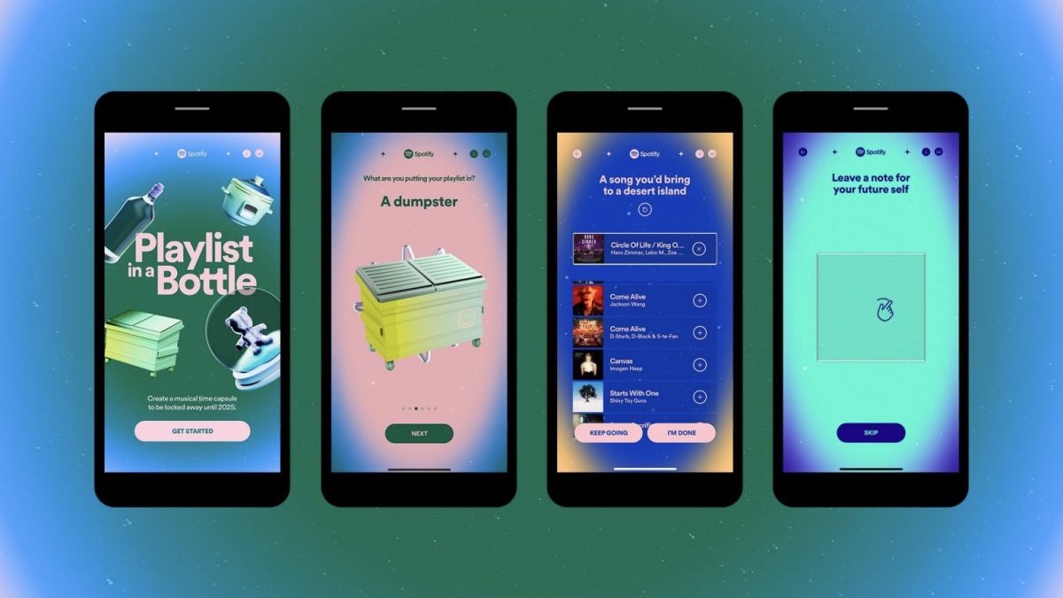 اصنع “قائمة التشغيل في زجاجة” الخاصة بـ Spotify بينما لا يزال بإمكانك ذلك
