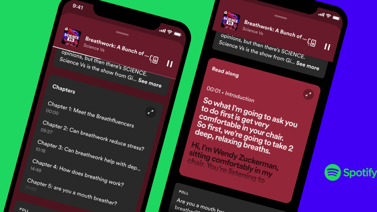 يمكن لـ Spotify الآن نسخ ملفات البودكاست أثناء الاستماع