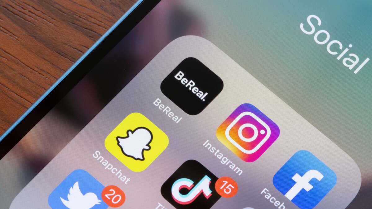 ثرثرة BeReal عند التقاط لقطة شاشة