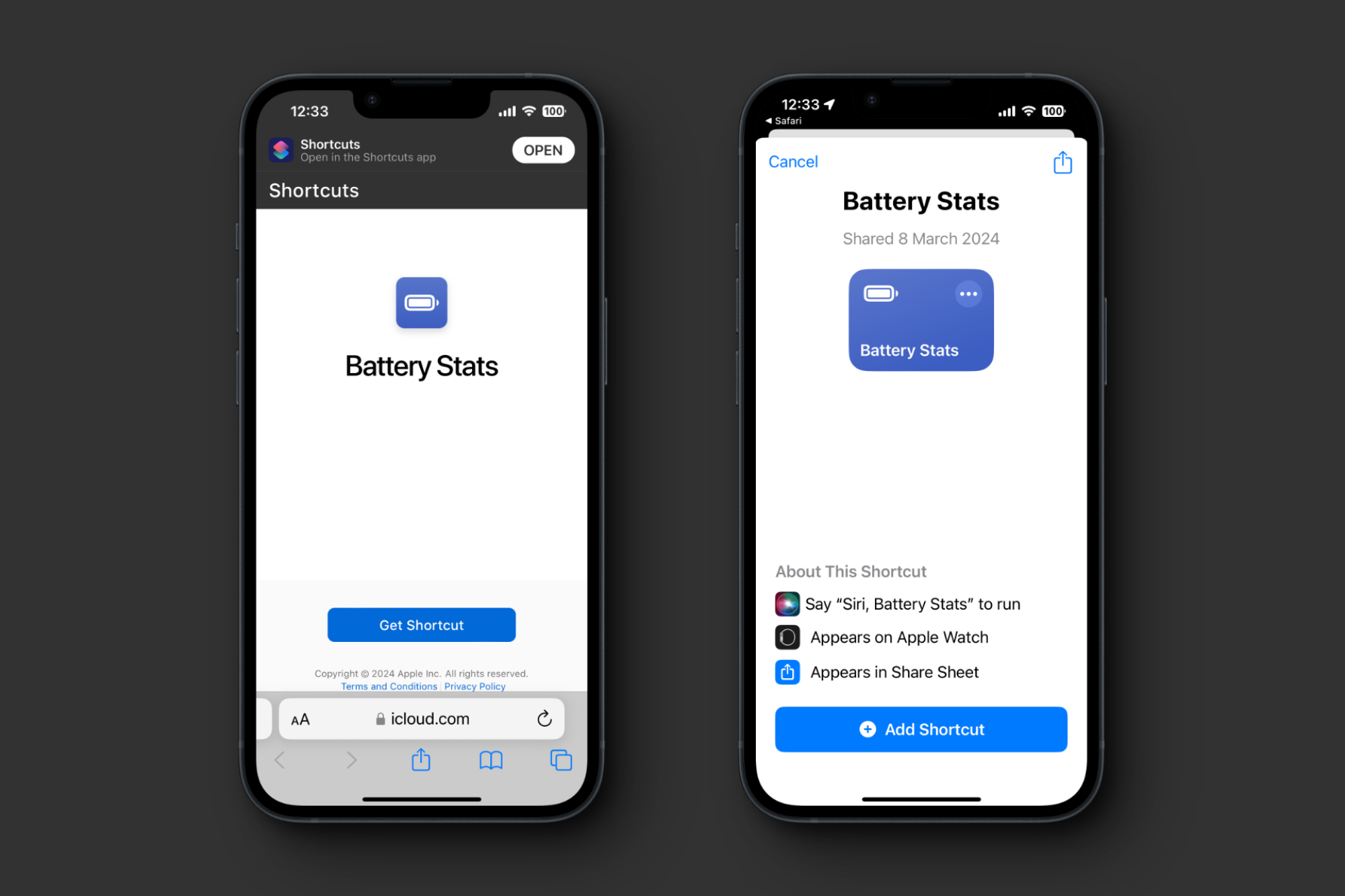 استخدم هذا الاختصار للعثور على عدد دورات البطارية على أي جهاز iPhone