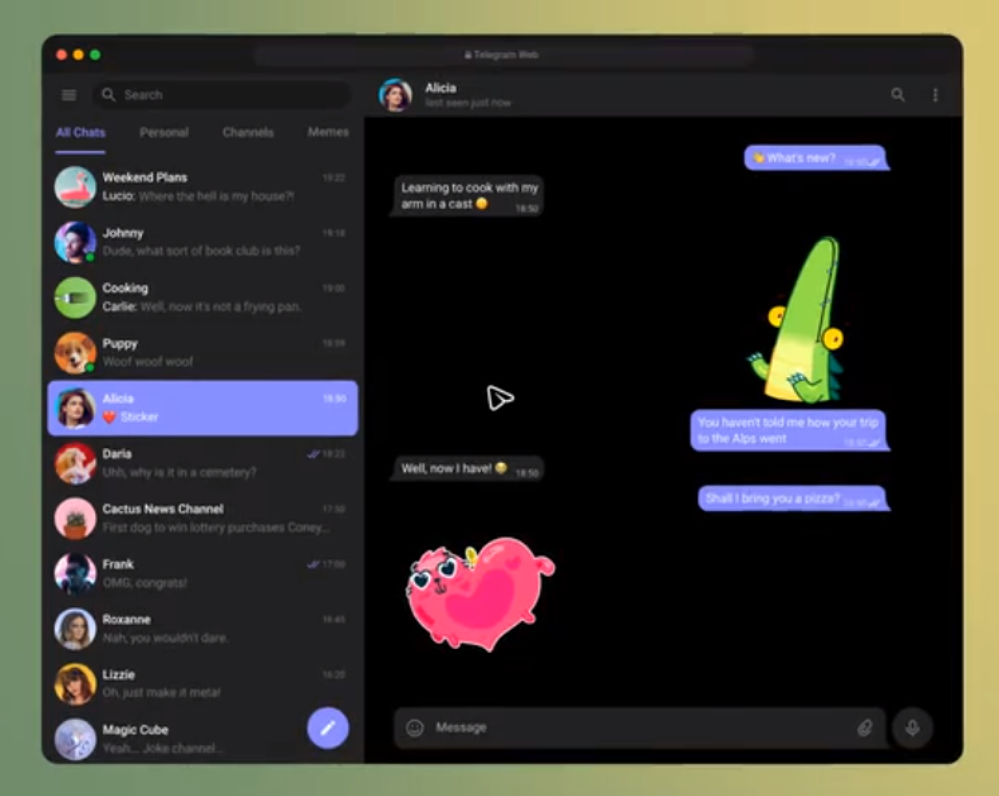 أفضل الميزات الجديدة في التحديث الضخم لتطبيق Telegram