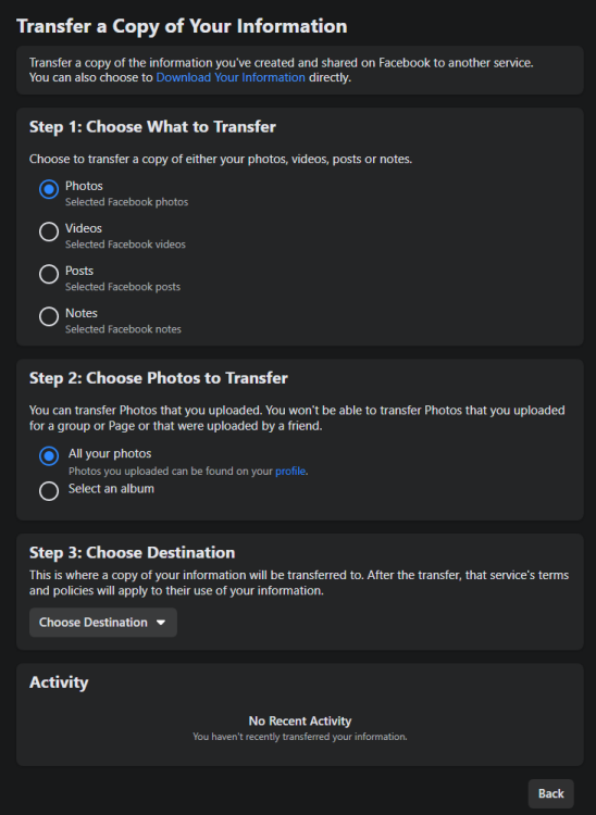 كيفية تصدير منشوراتك على الفيسبوك إلى Google Drive