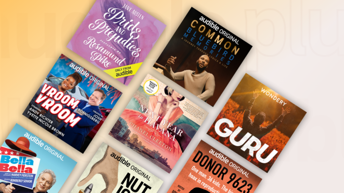 إليك ما يأتي مع خطط Plus الجديدة من Audible