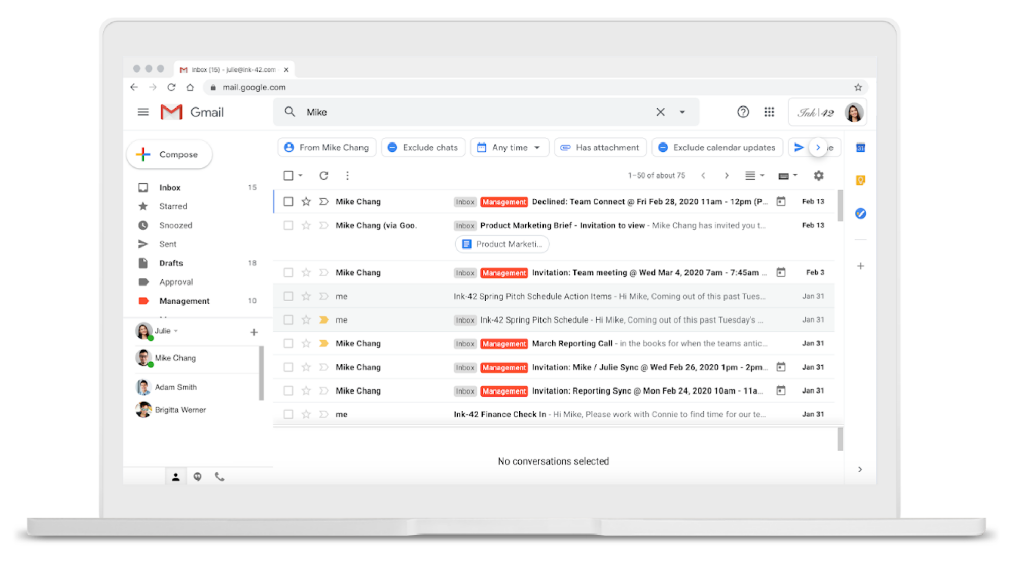 عمليات البحث في Gmail على وشك أن تصبح أسهل كثيرًا