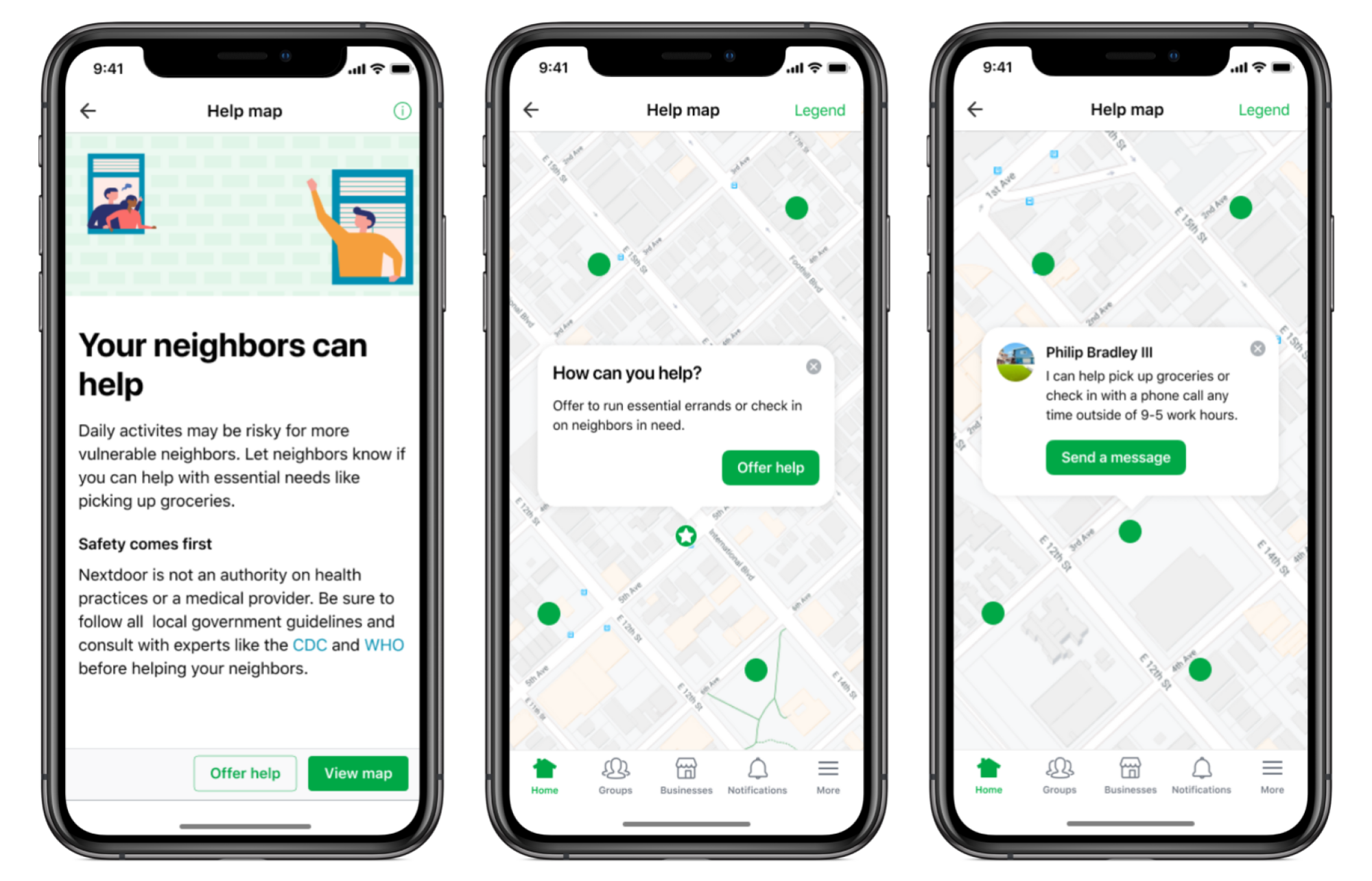 ساعد جيرانك خلال جائحة فيروس كورونا باستخدام ميزات Nextdoor الجديدة هذه