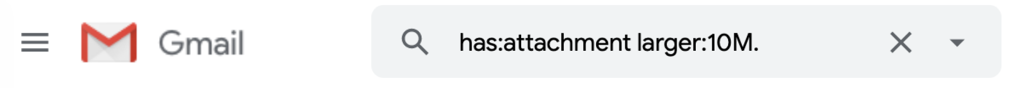 ابحث عن المرفقات الكبيرة التي تستهلك مساحة Gmail الخاصة بك من خلال بحث بسيط