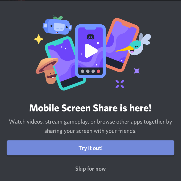 يمكنك الآن مشاركة شاشة هاتفك الذكي في تطبيق Discord