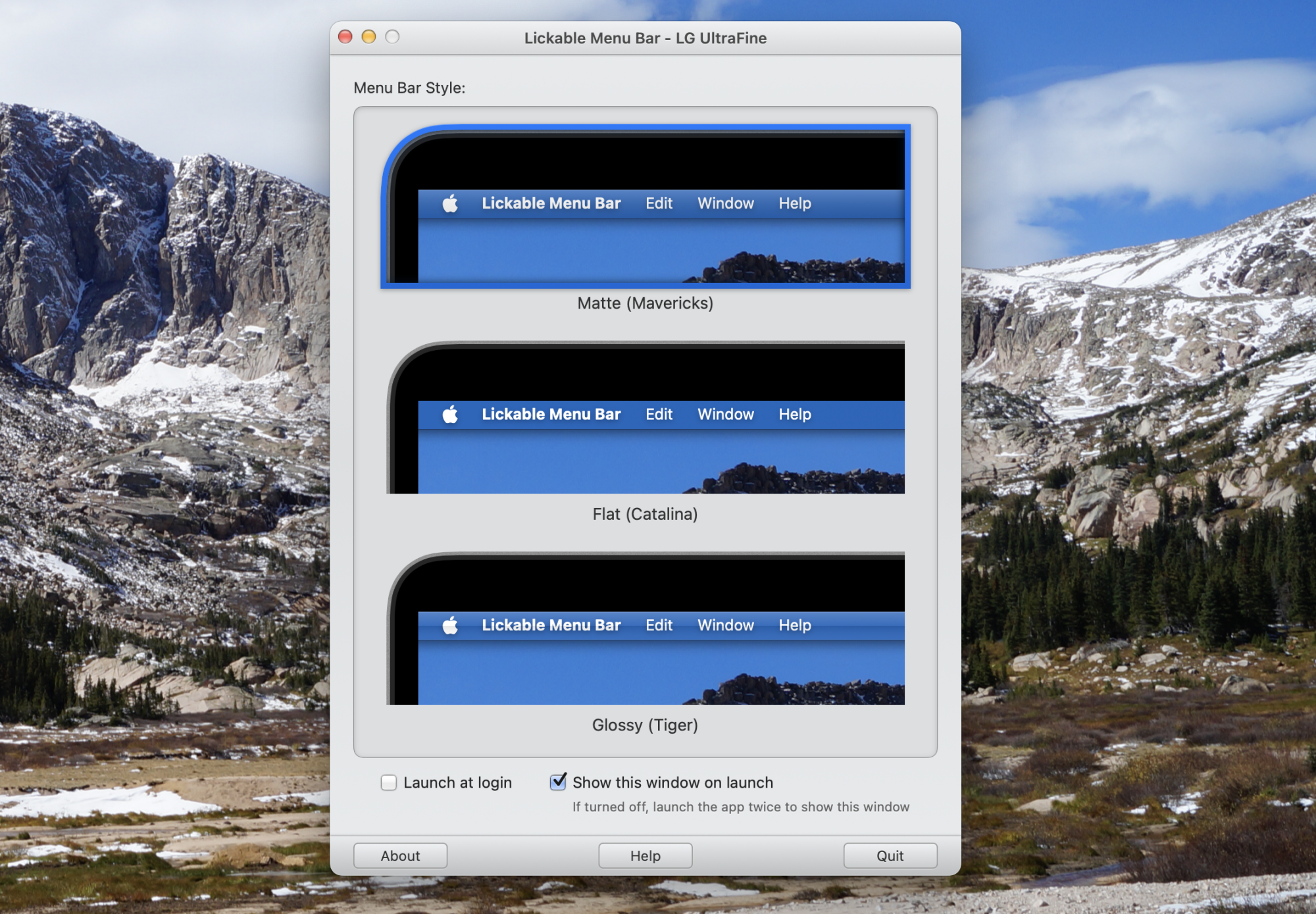 هذا التطبيق يعيد مظهر شريط القائمة الكلاسيكي لجهاز Mac