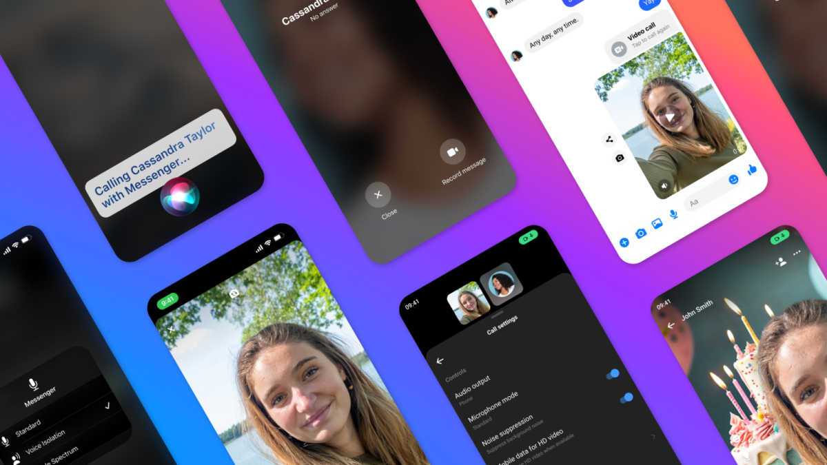 تحصل مكالمات الفيديو عبر Facebook Messenger على ترقية