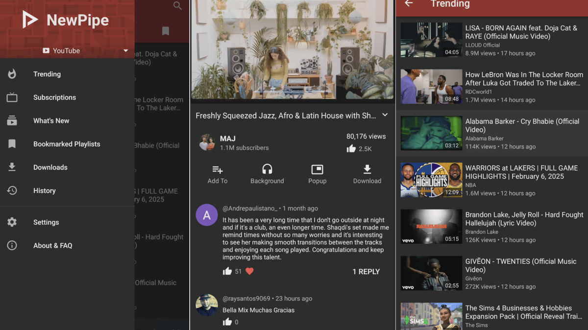 NewPipe هو تطبيق YouTube خالي من الإعلانات ويحترم الخصوصية لنظام Android NewPipe هو تطبيق YouTube خالي من الإعلانات ويحترم الخصوصية لنظام Android