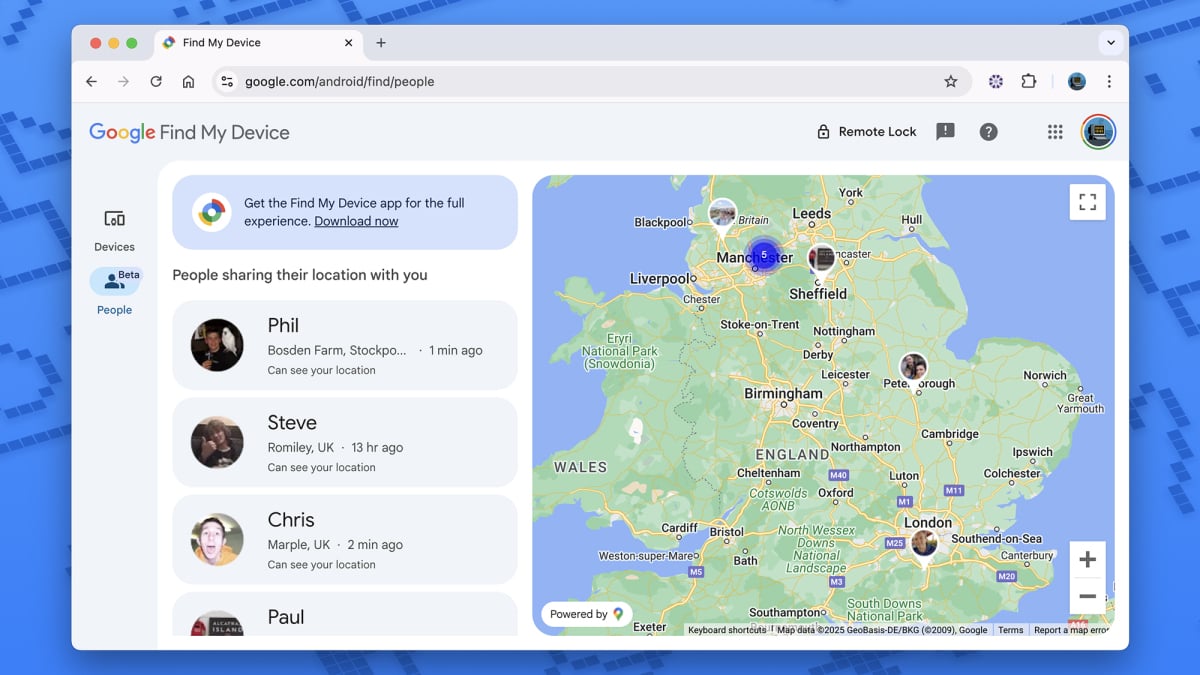 “العثور على جهازي” لنظام Android الآن يتيح لك تتبع الأشخاص