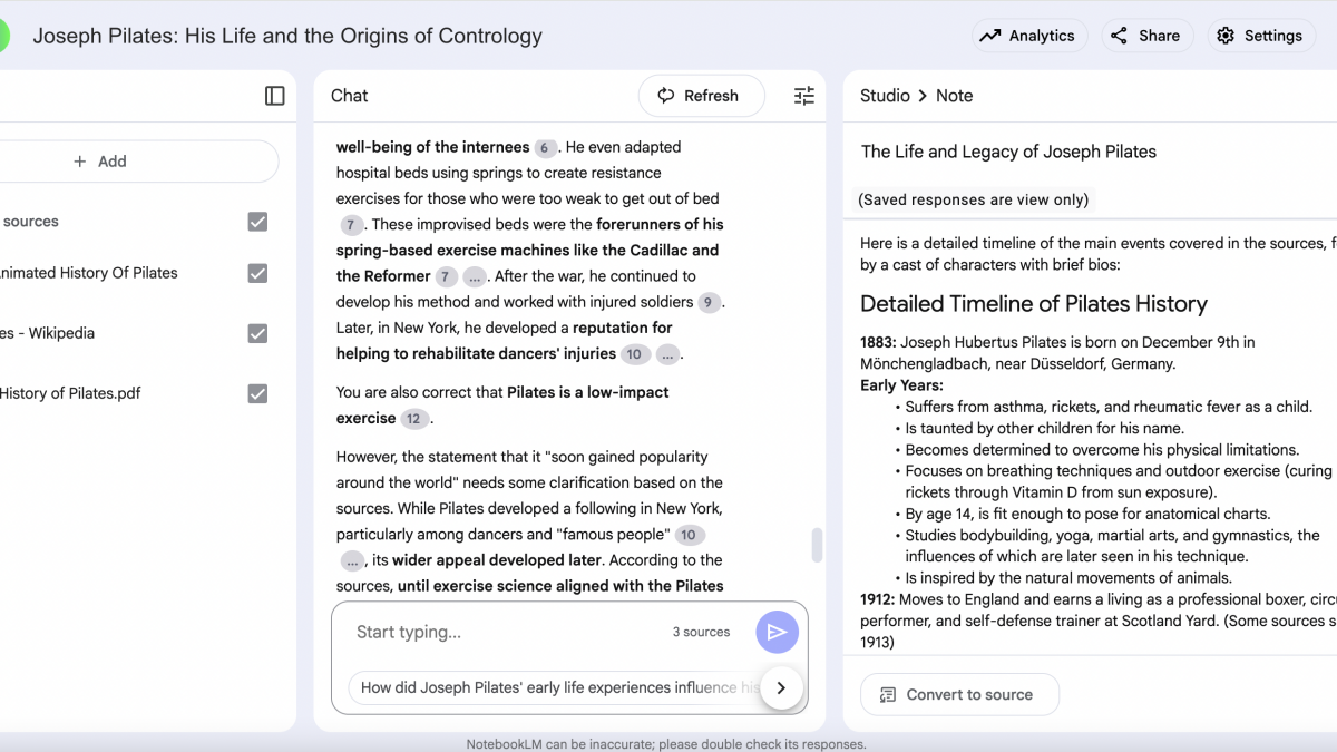 يستخدم NotebookLM من Google AI للمساعدة في رفع مستوى الدراسة